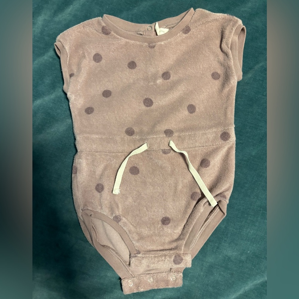 Quincy Mae terry cloth romper
